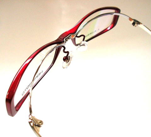 HAMAMOTOのメガネ(先セル片側なし)