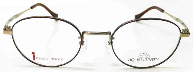 流行りのメガネの形アクアリバティ22501-GD/正規販売店全国対応JR大府 