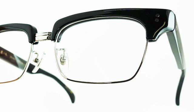 サーモント眼鏡セルロイド越前國甚六作メガネフレームJN003-1
