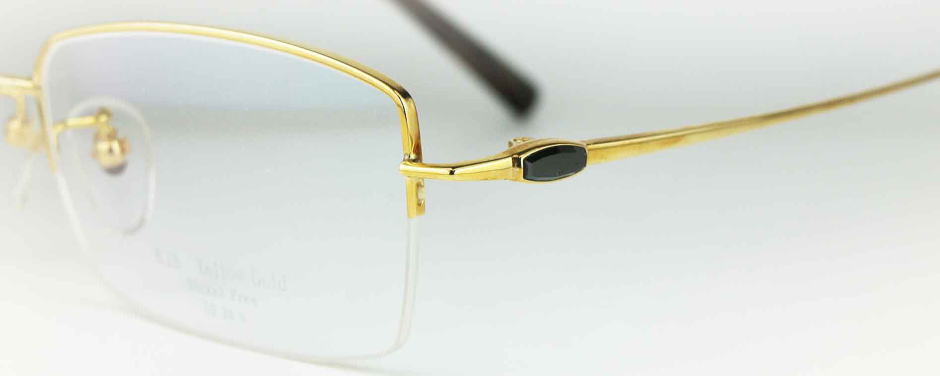 K18 メガネフレーム 18金 メガネの愛眼 - メガネ、老眼鏡