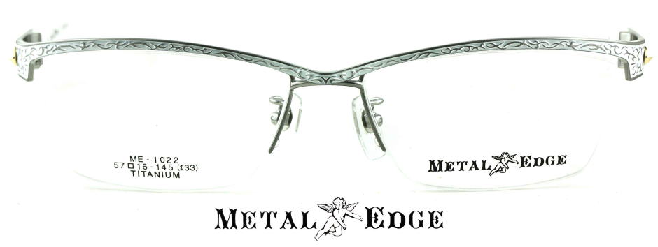 METAL EDGEメタルエッジメガネフレーム1022-C2-S57