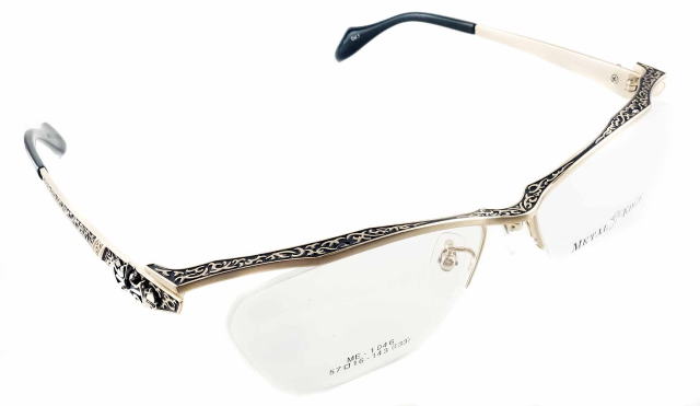 メタルエッジメガネフレーム1046-C1-S57