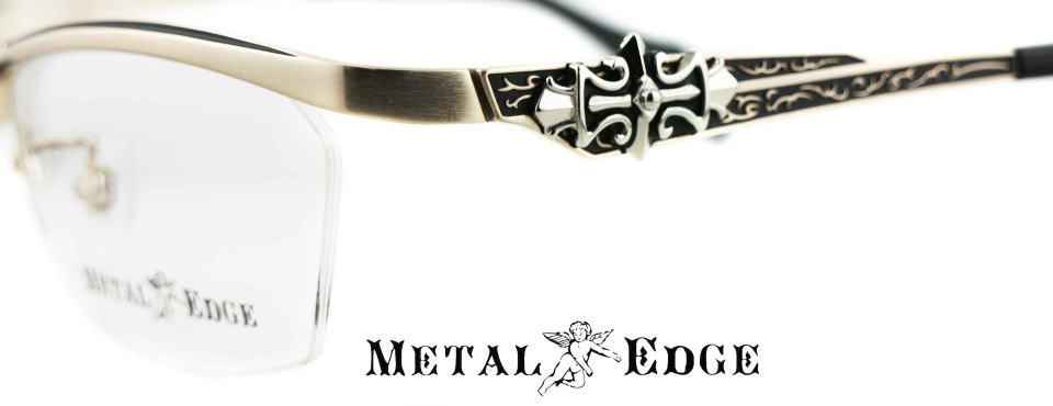 悪そうなメガネフレームメタルエッジ1050-C1-S56