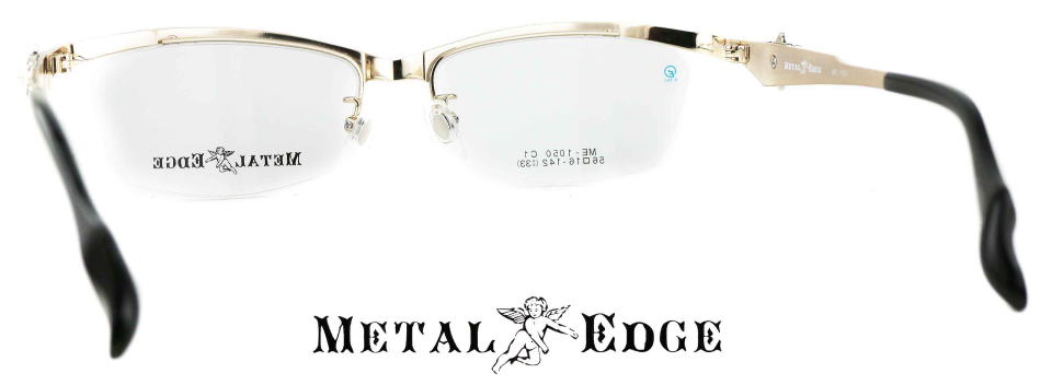 悪そうなメガネフレームメタルエッジ1050-C1-S56