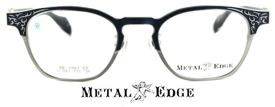 メタルエッジメガネフレーム1051-C2-S50