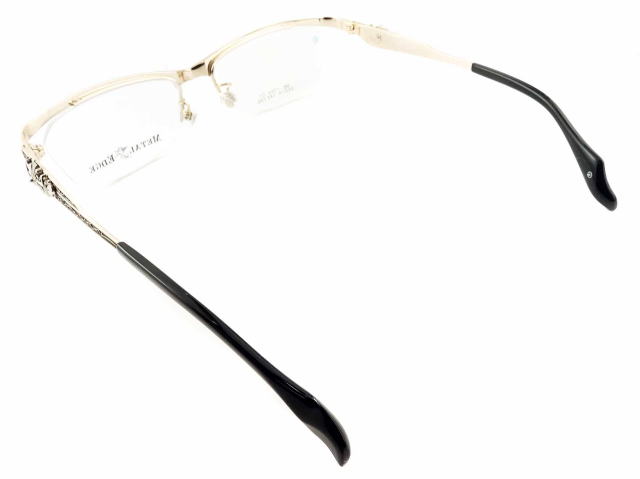 悪そうなメガネフレームメタルエッジ1050-C1-S56