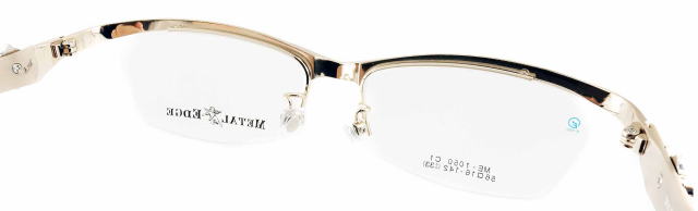 悪そうなメガネフレームメタルエッジ1050-C1-S56