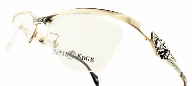 悪そうなメガネフレームメタルエッジ1050-C1-S56