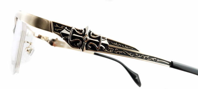 悪そうなメガネフレームメタルエッジ1050-C1-S56