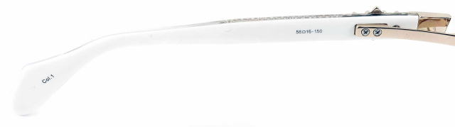 インテリヤクザ風メガネフレームメタルエッジ1052-C1-S56