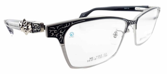 メガネフレームちょい悪メタルエッジ1052-C2-S56