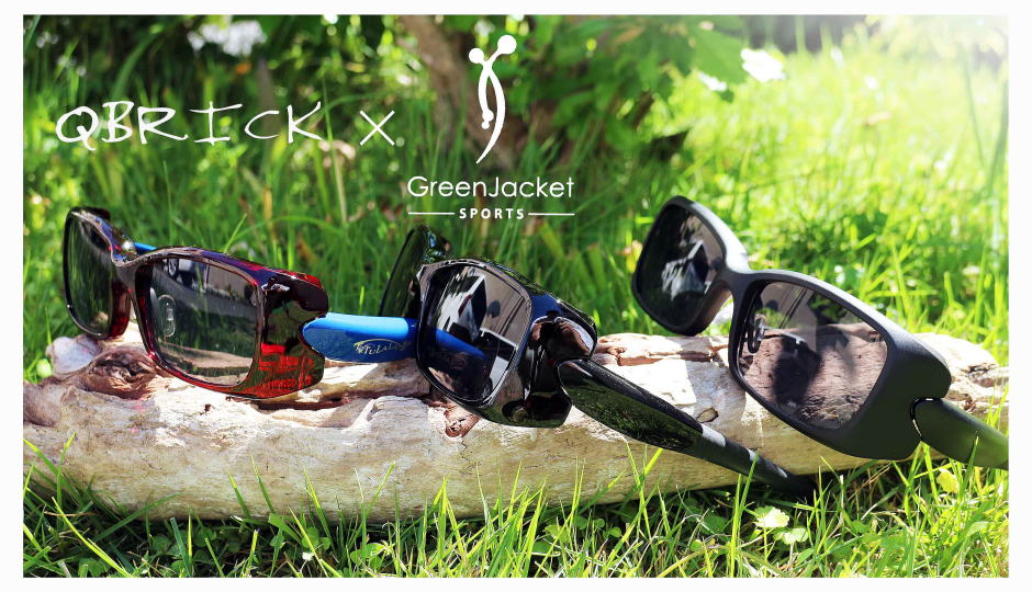 QBRICKキューブリックグリーンジャケットサングラス