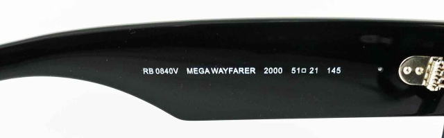 メガウェイファーラーレイバンメガネフレームRB0840V-2000-S51