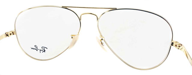 レイバンアビエーターメガネ6489-2500-S55