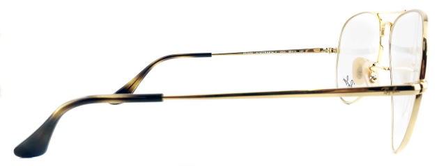 レイバンアビエーターメガネ6489-2500-S55