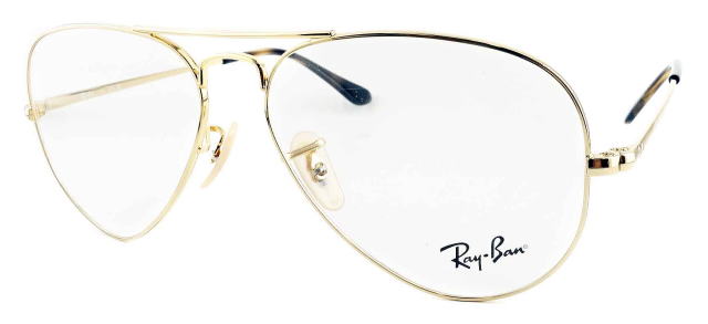 レイバンアビエーターメガネ6489-2500-S55