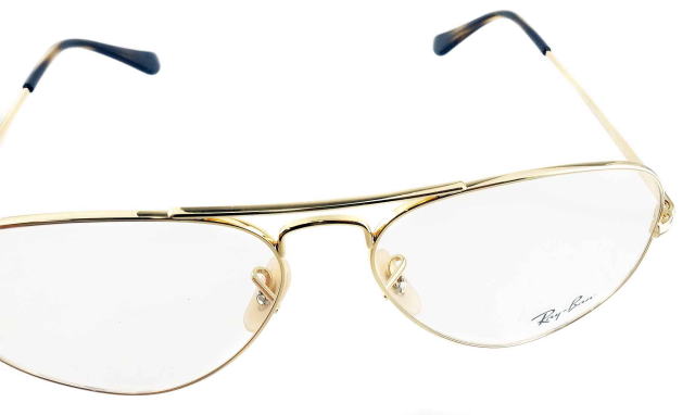 レイバンアビエーターメガネ6489-2500-S55