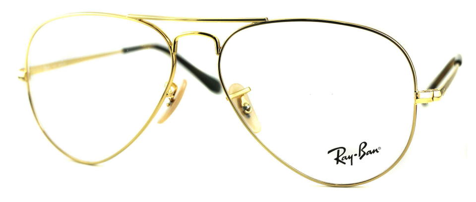 レイバンアビエーターメガネ6489-2500-S55