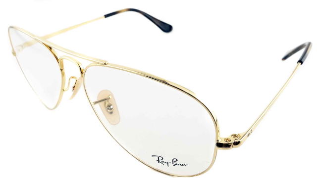 レイバンアビエーターメガネ6489-2500-S55