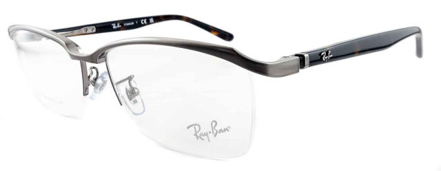 レイバンチタンフレームメガネ8779D-1252-S55