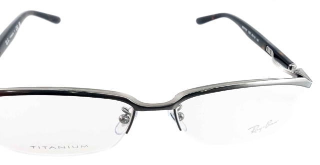 レイバンチタンフレームメガネ8779D-1252-S55