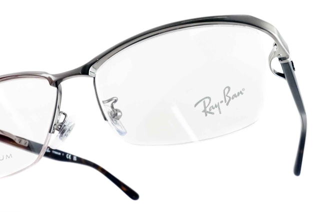 レイバンチタンフレームメガネ8779D-1252-S55