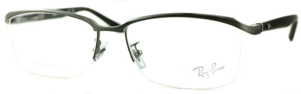 レイバンチタンフレームメガネ8779D-1252-S55