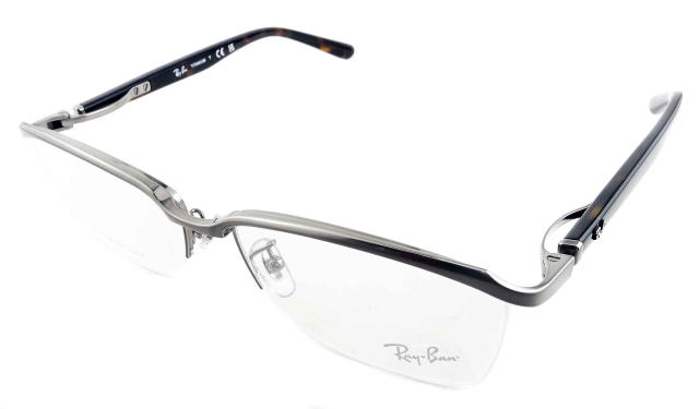 レイバンチタンフレームメガネ8779D-1252-S55