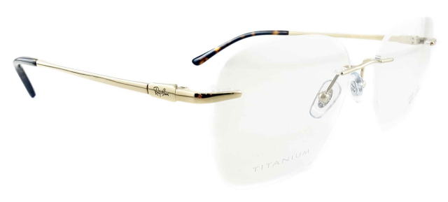 フチナシレイバンメガネフレーム8783D-1251-S52