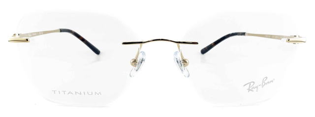 フチナシレイバンメガネフレーム8783D-1251-S52