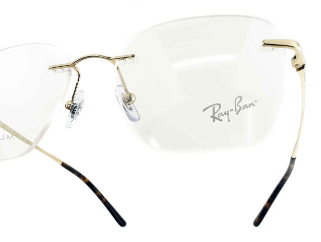 フチナシレイバンメガネフレーム8783D-1251-S52