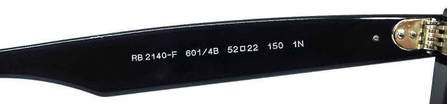 ウェイファーラーRB2140F-601-4B-S52レイバンサングラス