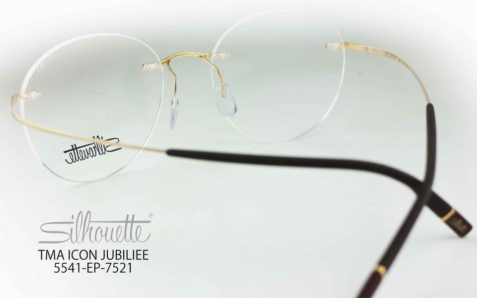 シルエット ICON 4445 6075 silhouette リムレス 軽量 - メガネ・老眼鏡