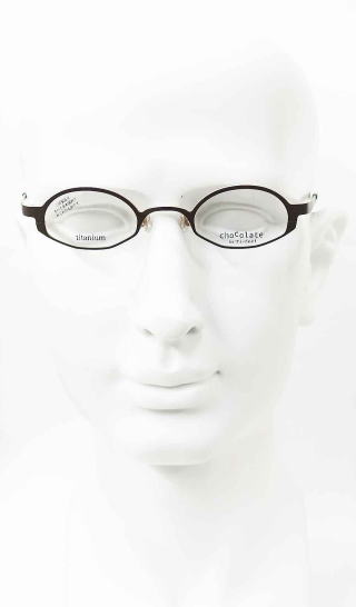 強度近視メガネ「目が小さくならない」Ti-feelティフィールメガネフレームCHACHA-C80/81-S41