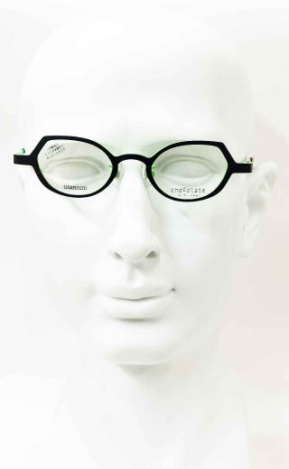 強度近視メガネ「目が小さくならない」Ti-feelティフィールメガネフレームDIEGO-C200/307-S42