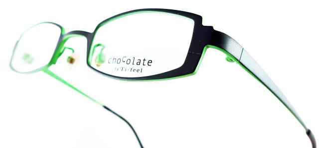 強度近視メガネ「目が小さくならない」Ti-feelティフィールメガネフレームWALT-C200/307-S42