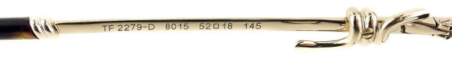 TIFFANYティファニーメガネフレーム2279D-8015-S52